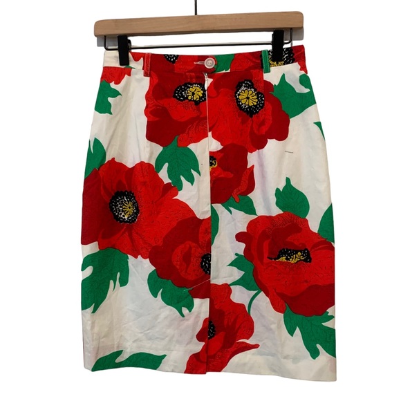 Vintage Mondi Pencil Skirt with Floral Print Sz 40 US 6 - Picture 7 of 7